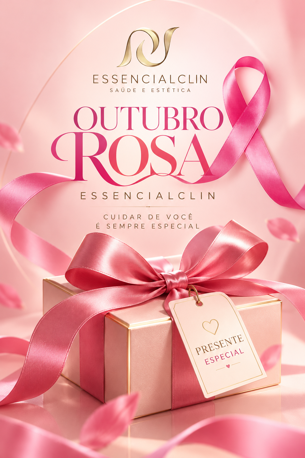 EssencialClin Saúde e Estética — Outubro Rosa, cuidar de você é sempre especial